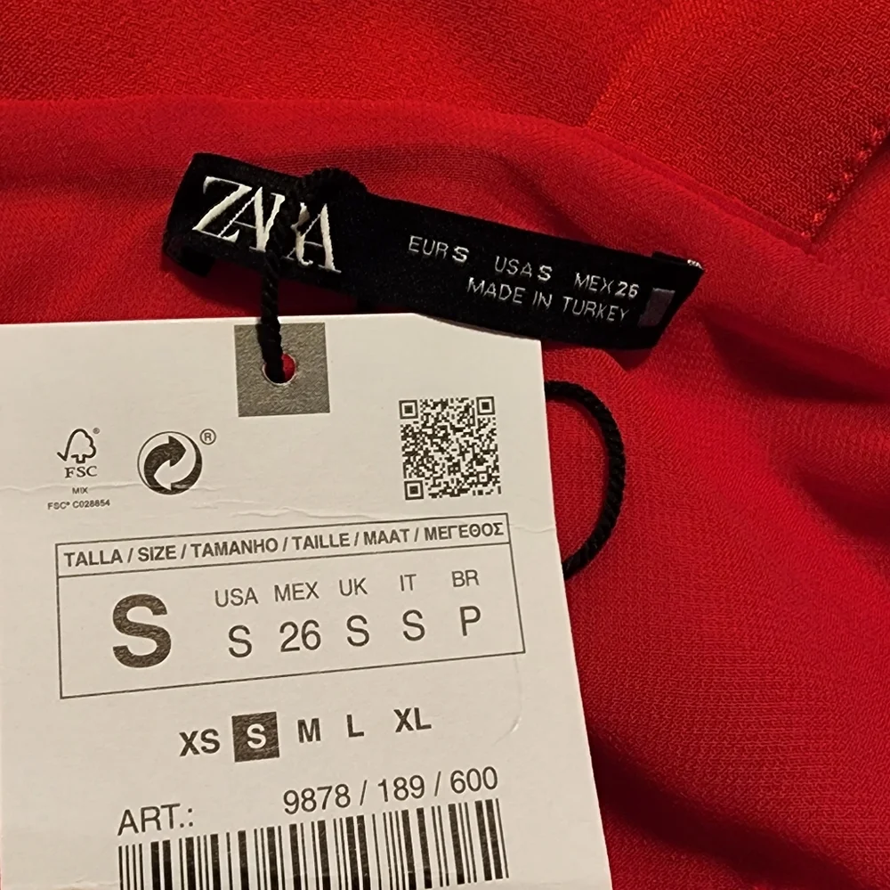 Zara Red Midi Dress - Picture 13 of 13
